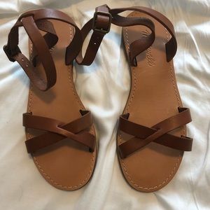 Madewell Brown sandals size 6
